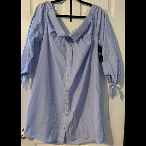 New York & Company off the shoulder dress